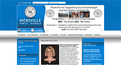 Desktop Screenshot of hicksvillepublicschools.org